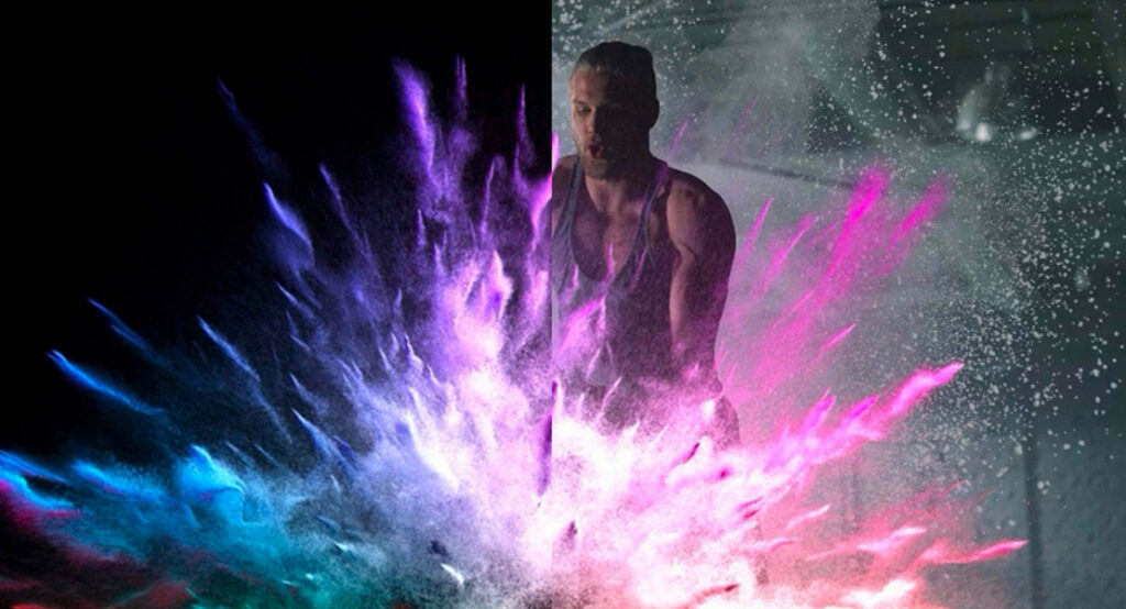 קומפוזיטינג בעזרת אפקט Unmult
הפיכת רקע שחור או לבן לשקוף עם שמירה על כל הפרטים